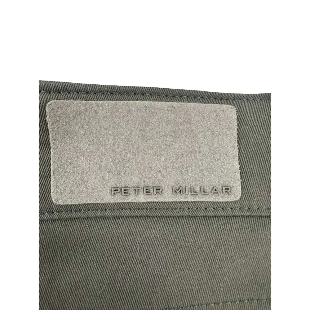Peter Millar Mens Solid Grau eb66 Classic Fit 2 Way Stretch Pants Casual 42x30